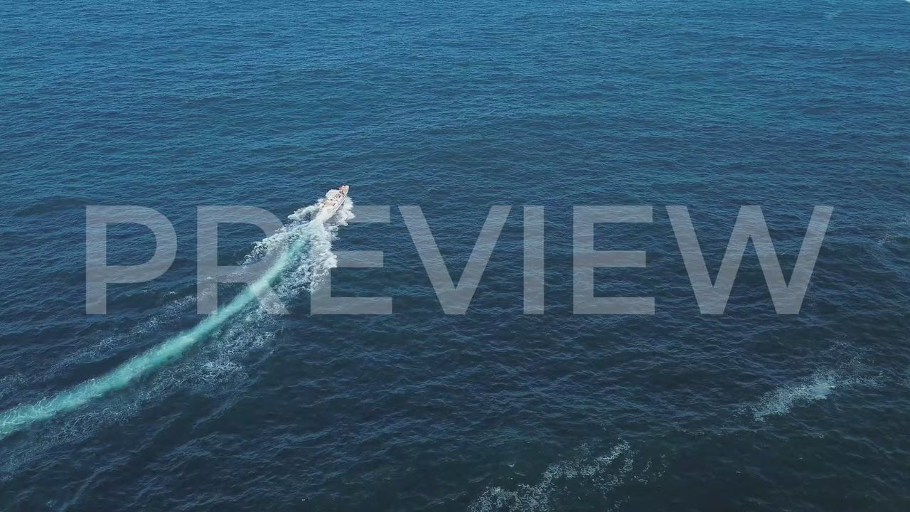 Aerial_Speedboat over Ocean-001