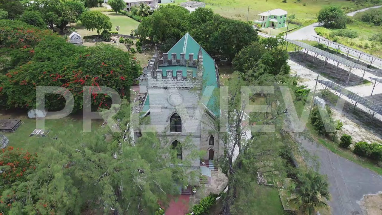 Aerial_St Philip Parish Church.Barbados