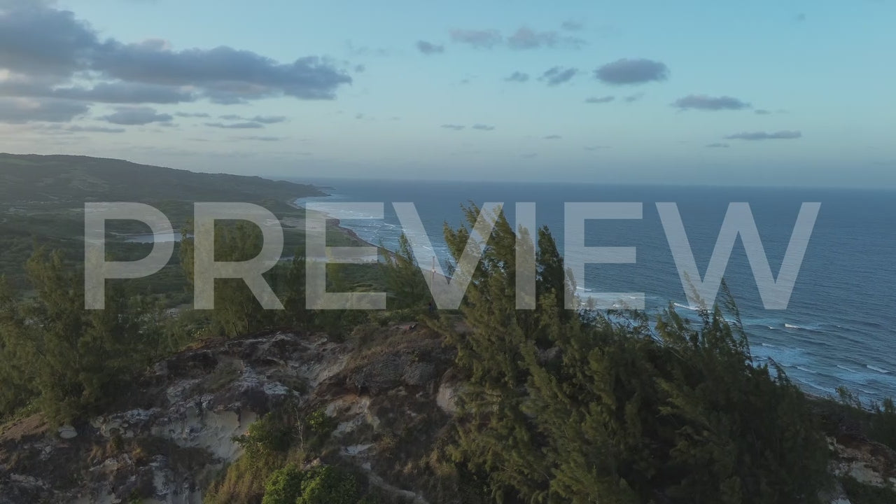 Aerial_Chalky Mount Plateau.Sunset.Barbados-002