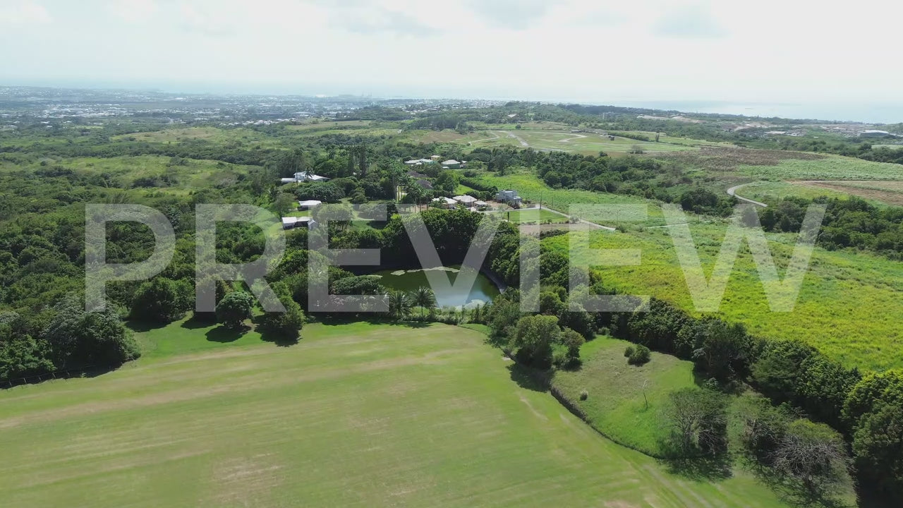 Aerial_Apes Hill.Polo Field Pond.Barbados-001
